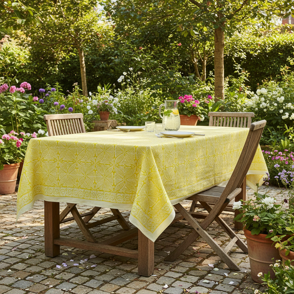 Tablecloth - Rect - Square Flower
