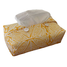 Load image into Gallery viewer, Fabric Tissue Box Cover - Square Flower