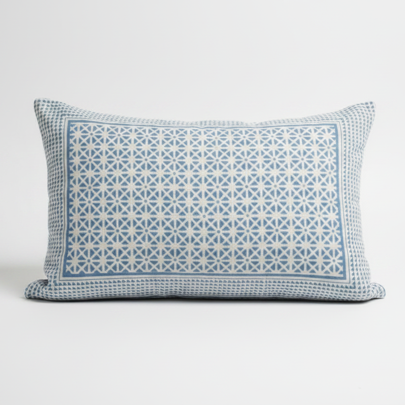 Pillow Case - Block Printed - Sunflower