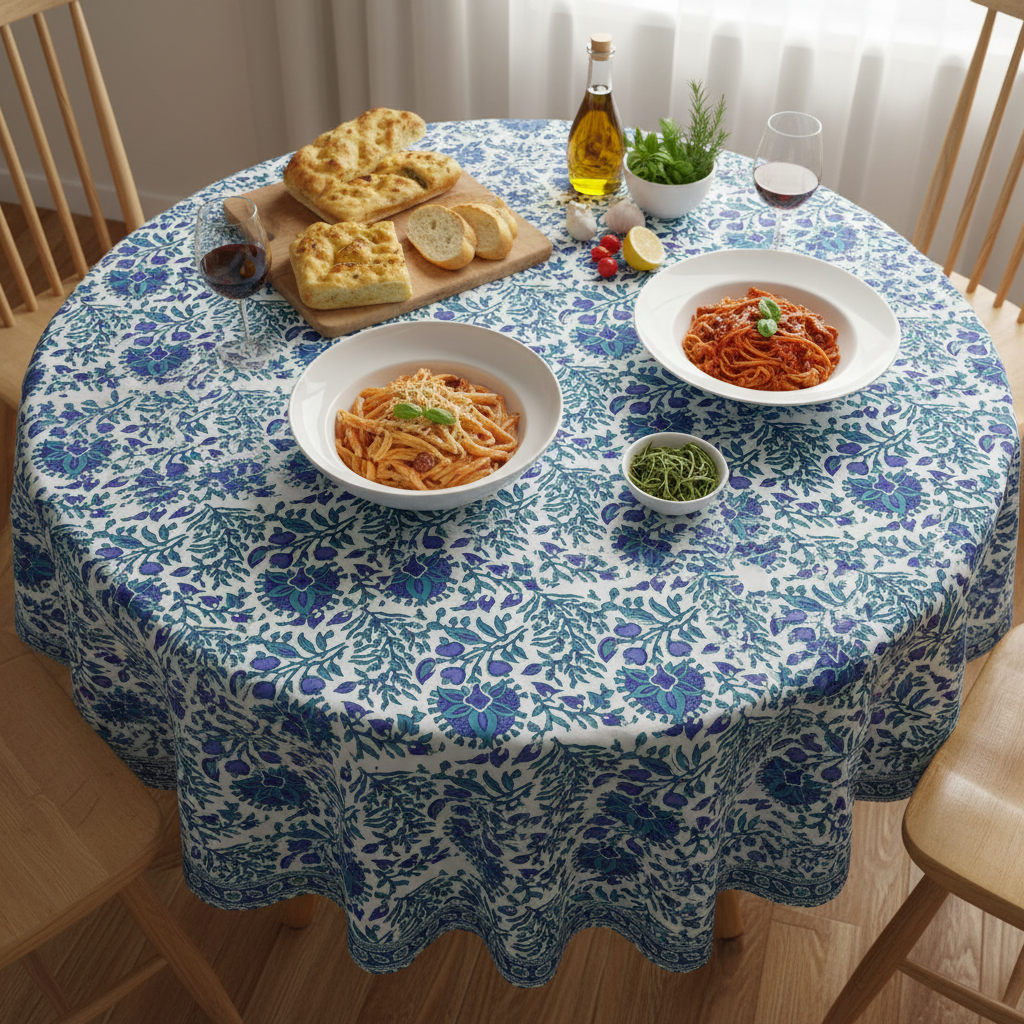 Tablecloth - Round - Berry Buta