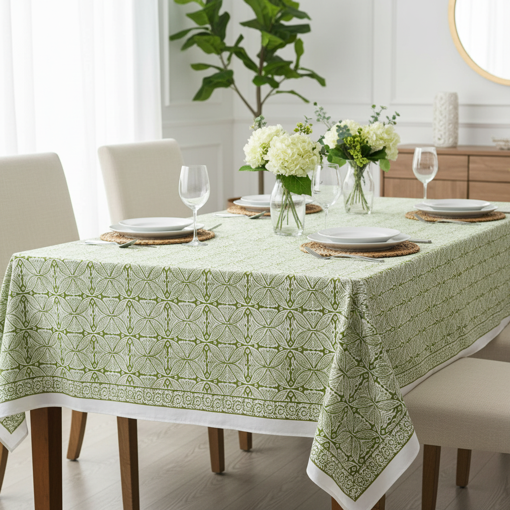 Tablecloth - Rect - Square Flower