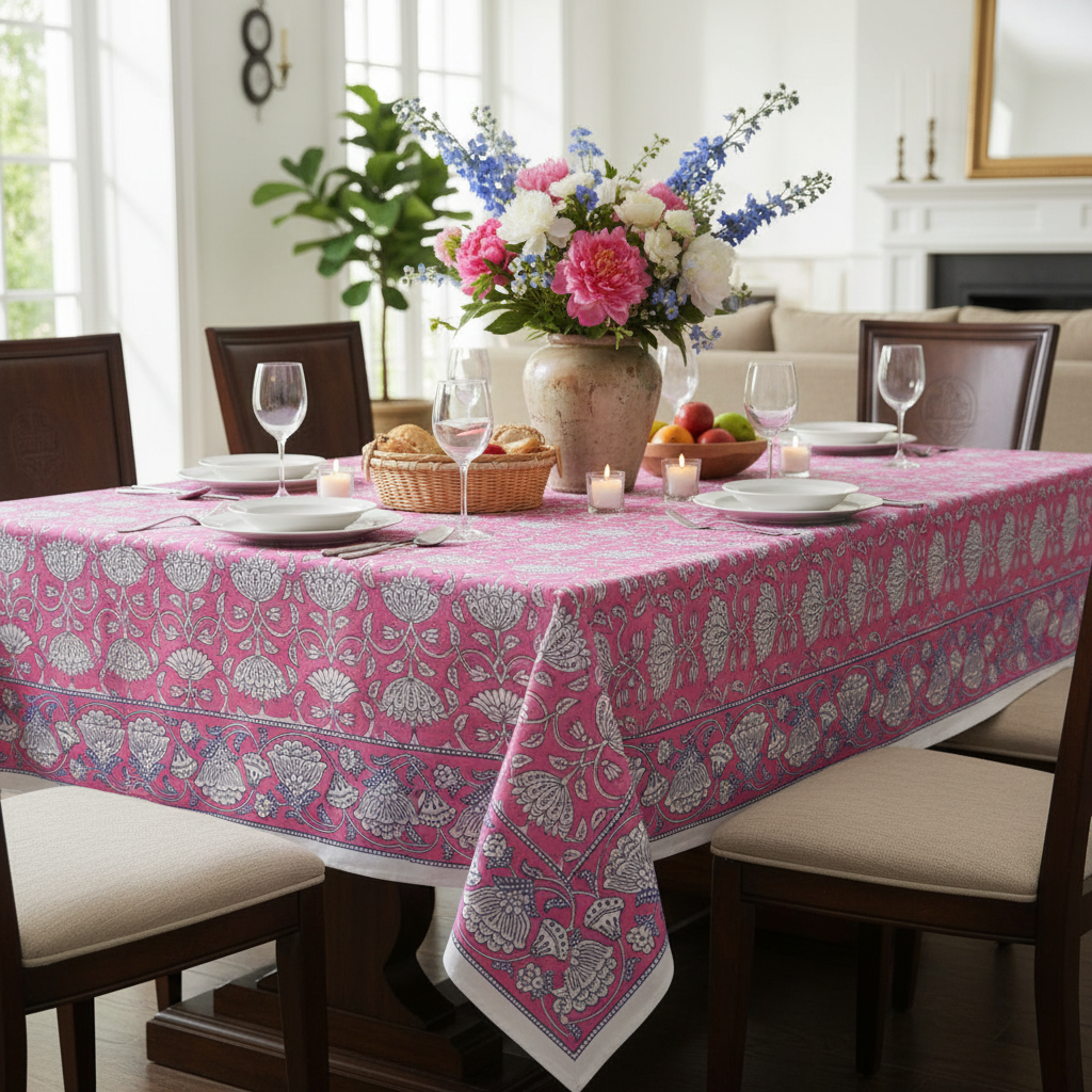 Tablecloth - Rect - Lotus Jal
