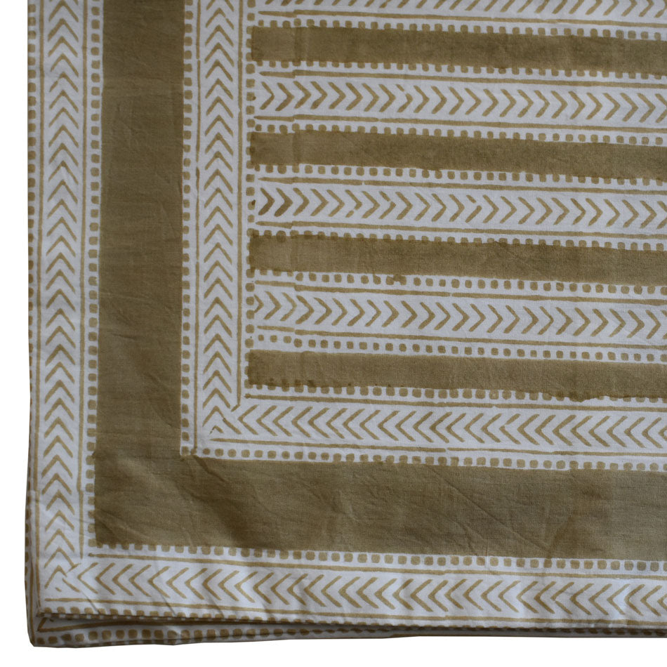 Pillow Case - Block Printed - Stripe Stripe