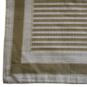 Pillow Case - Block Printed - Stripe Stripe