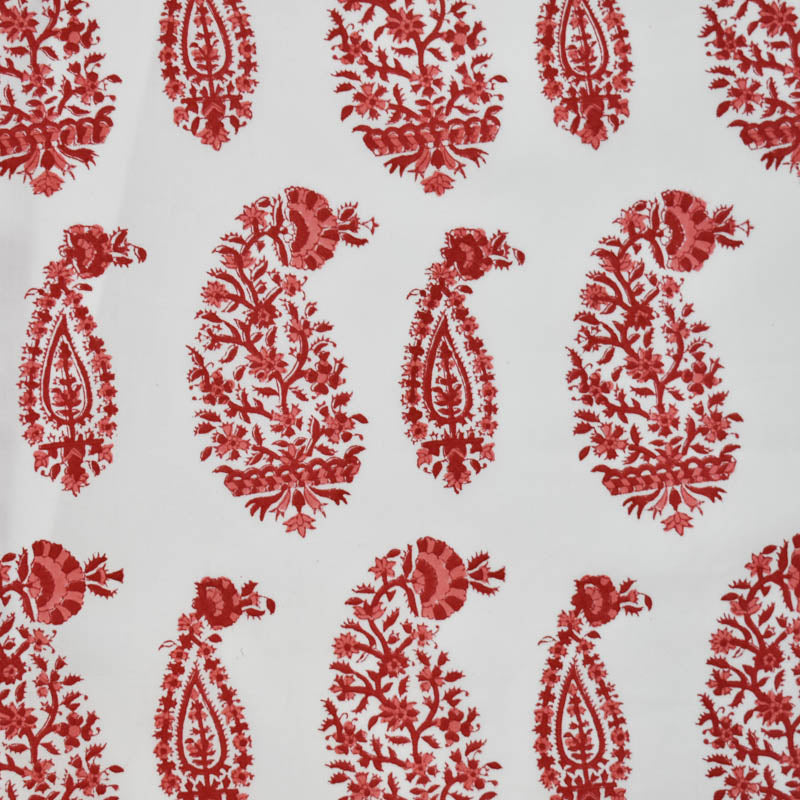Kalamkari Paisley Hand Block Printed Fabric at Pigott's Store