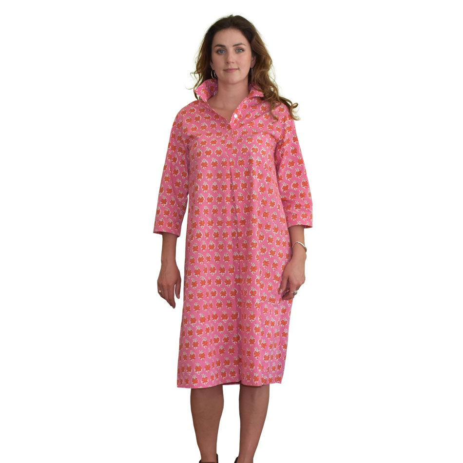 Collared Dress Spice Long at Pigott's Store