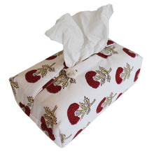 Load image into Gallery viewer, Fabric Tissue Box Cover Bird Buta at Pigott&#39;s Store
