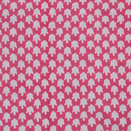 Fine Indian Hand Block Printed Cotton Fabric at Pigott's Store