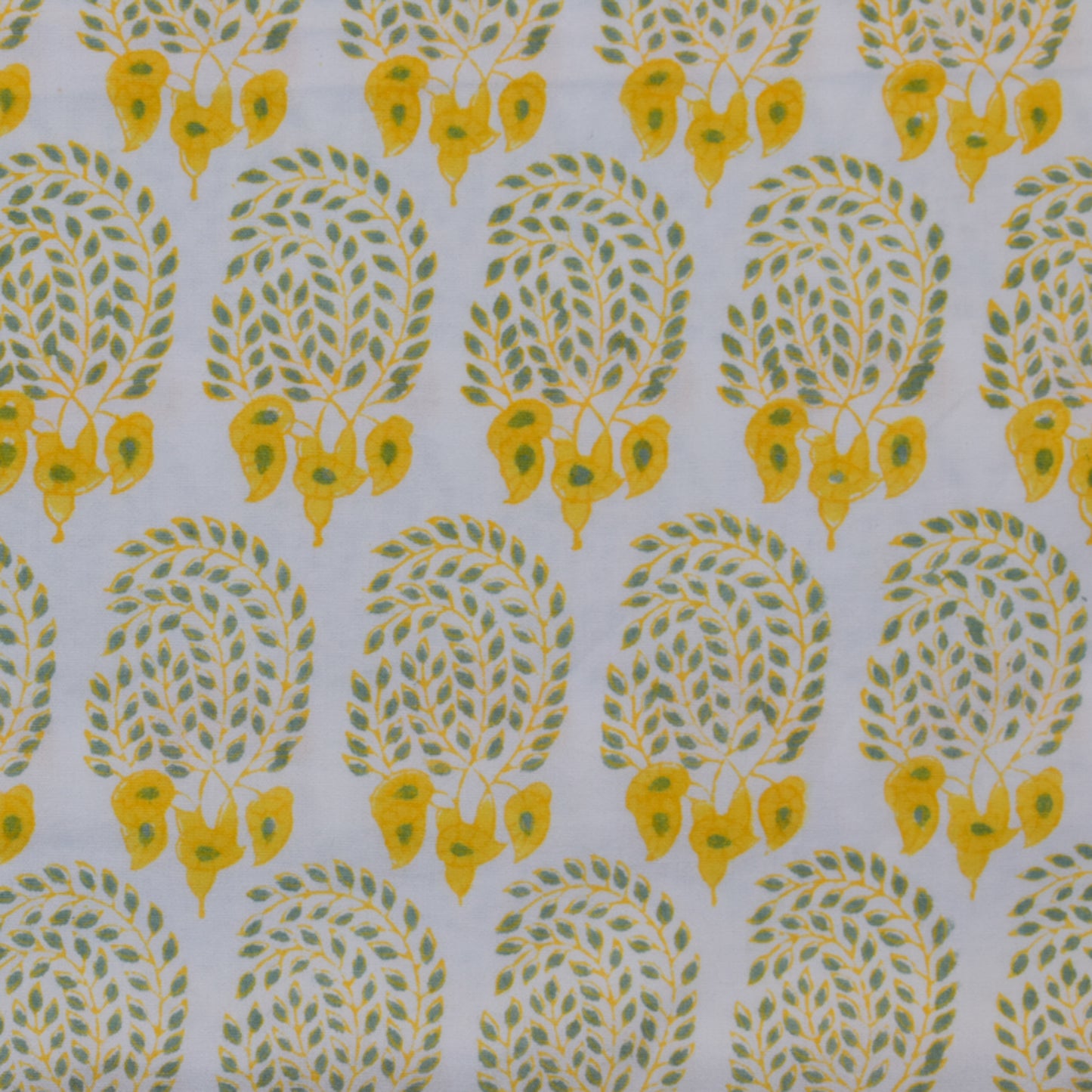 Fine Indian Hand Block Printed Cotton Fabric at Pigott's Store