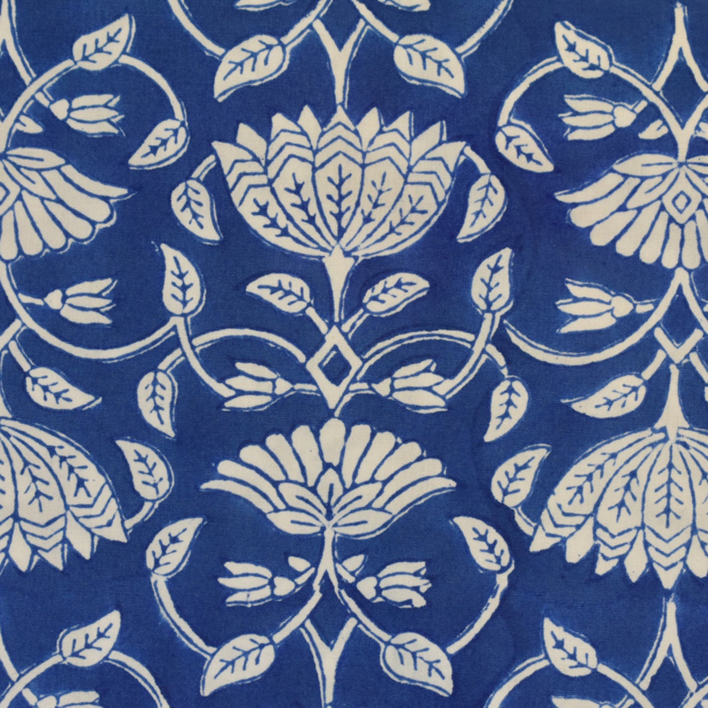 Fine Indian Hand Block Printed Cotton Fabric at Pigott's Store
