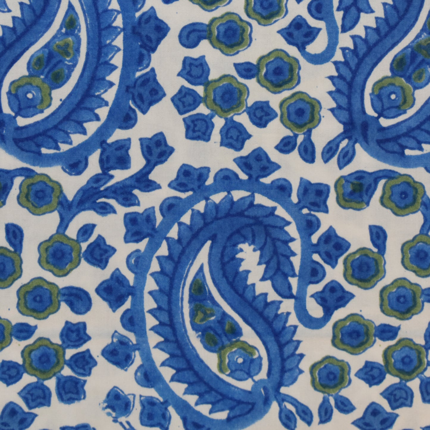 Fine Indian Hand Block Printed Cotton Fabric at Pigott's Store