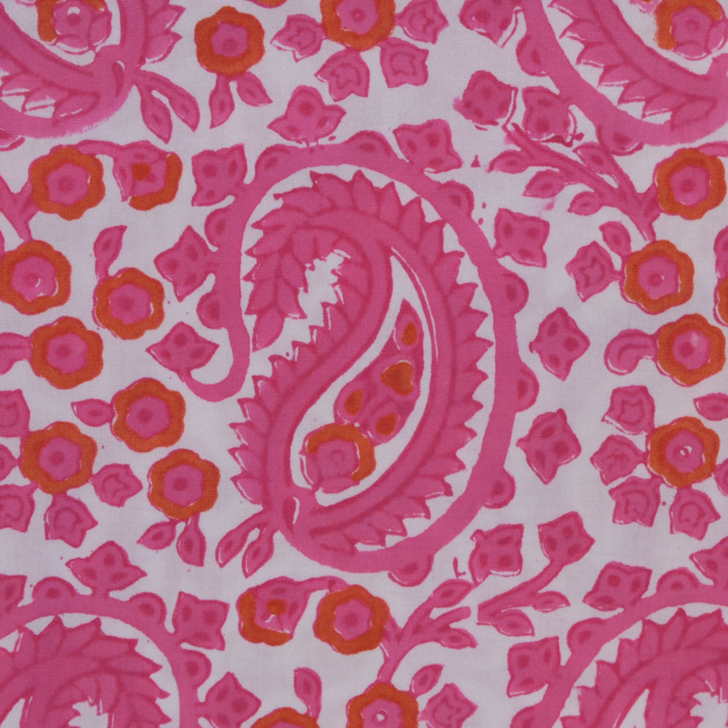 Fine Indian Hand Block Printed Cotton Fabric at Pigott's Store