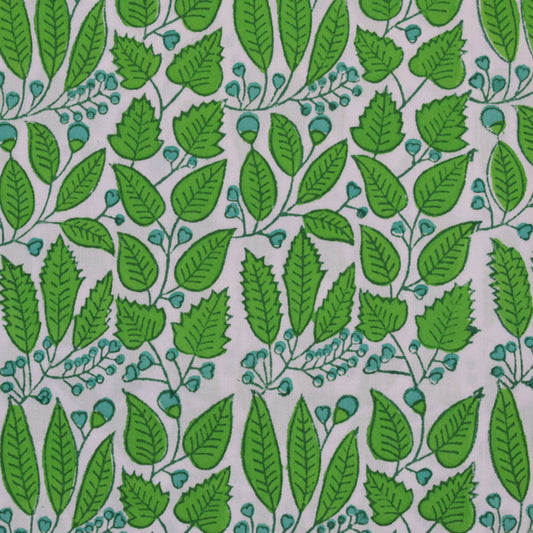 Fine Indian Hand Block Printed Cotton Fabric at Pigott's Store