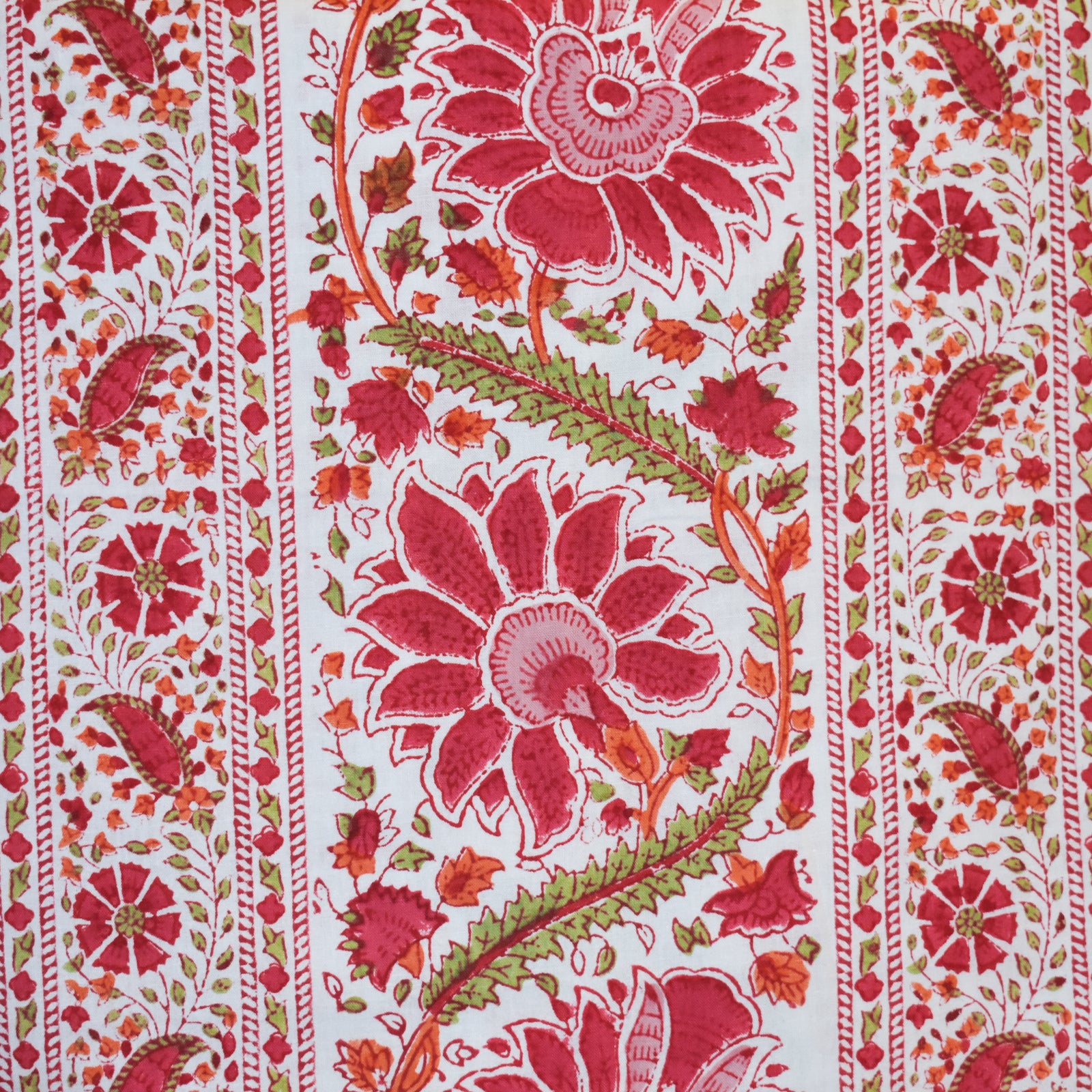 Fine Indian Hand Block Printed Cotton at Pigott's Store