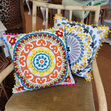 Load image into Gallery viewer, Folksy Cushion at Pigott&#39;s Store