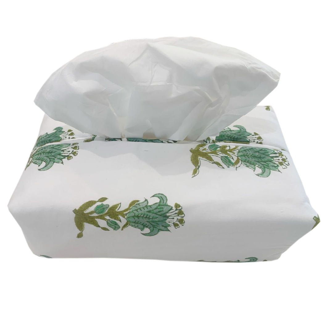 Fabric Tissue Box Cover Indian Lily at Pigott's Store