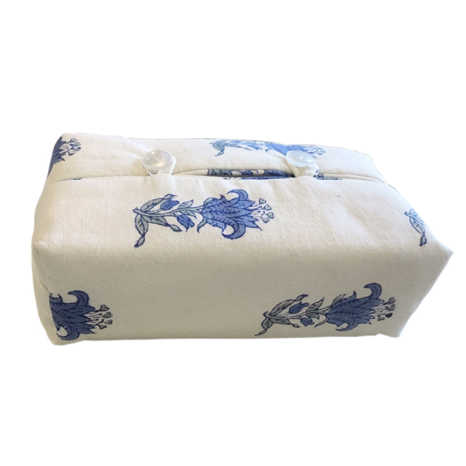 Fabric Tissue Box Cover Indian Lily at Pigott's Store