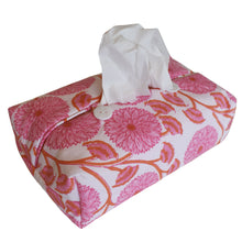 Load image into Gallery viewer, Fabric Tissue Box Cover Lotus sunflower at Pigott&#39;s Store