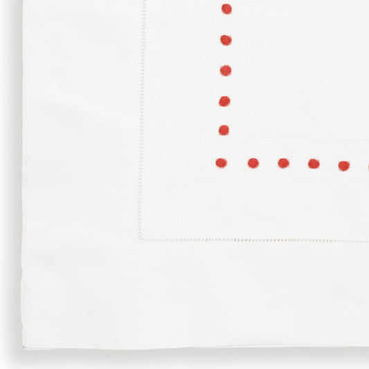 Dot Pillow Case Red at Pigott's Store