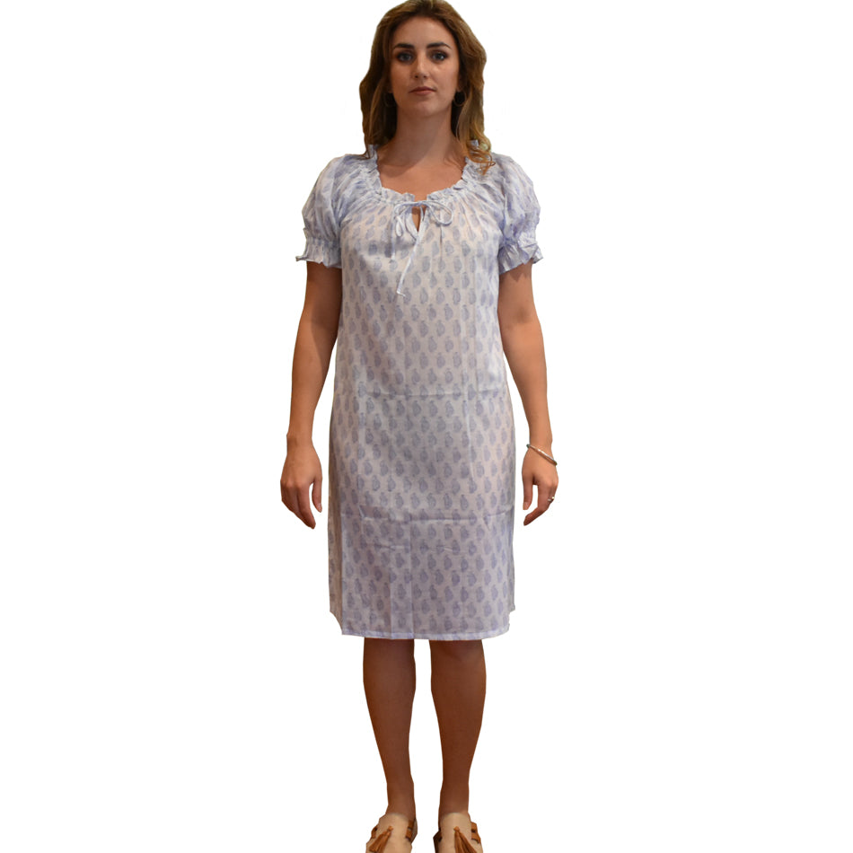 Puff Sleeve Night Dress Short at Pigott's Store