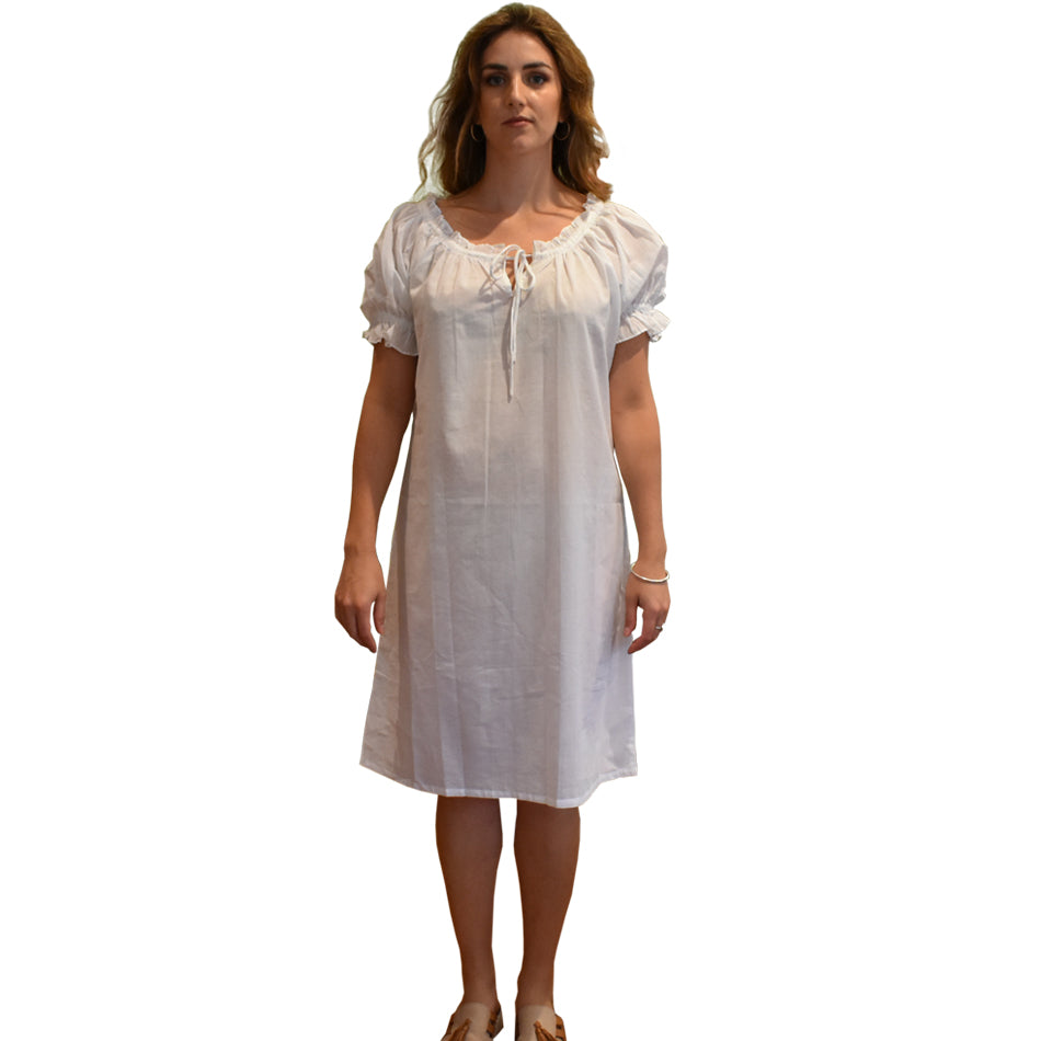 Puff Sleeve Night Dress Short at Pigott's Store