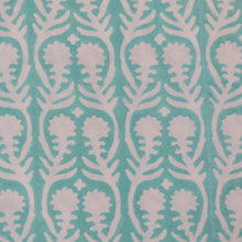Load image into Gallery viewer, Sally Aqua Fine Indian Cotton Fabric at Pigott&#39;s Store