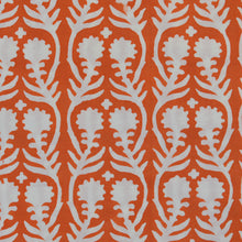 Load image into Gallery viewer, Sally Orange Fine Indian Cotton Fabric at Pigott&#39;s Store