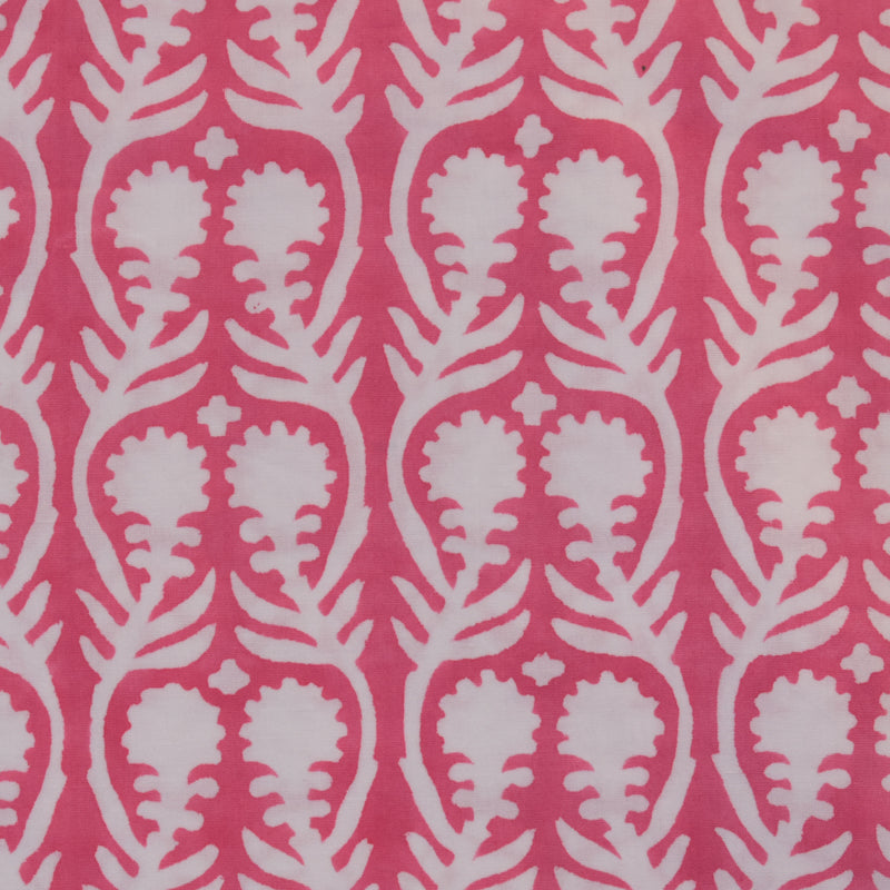Sally Pink Fine Indian Cotton Fabric at Pigott's Store