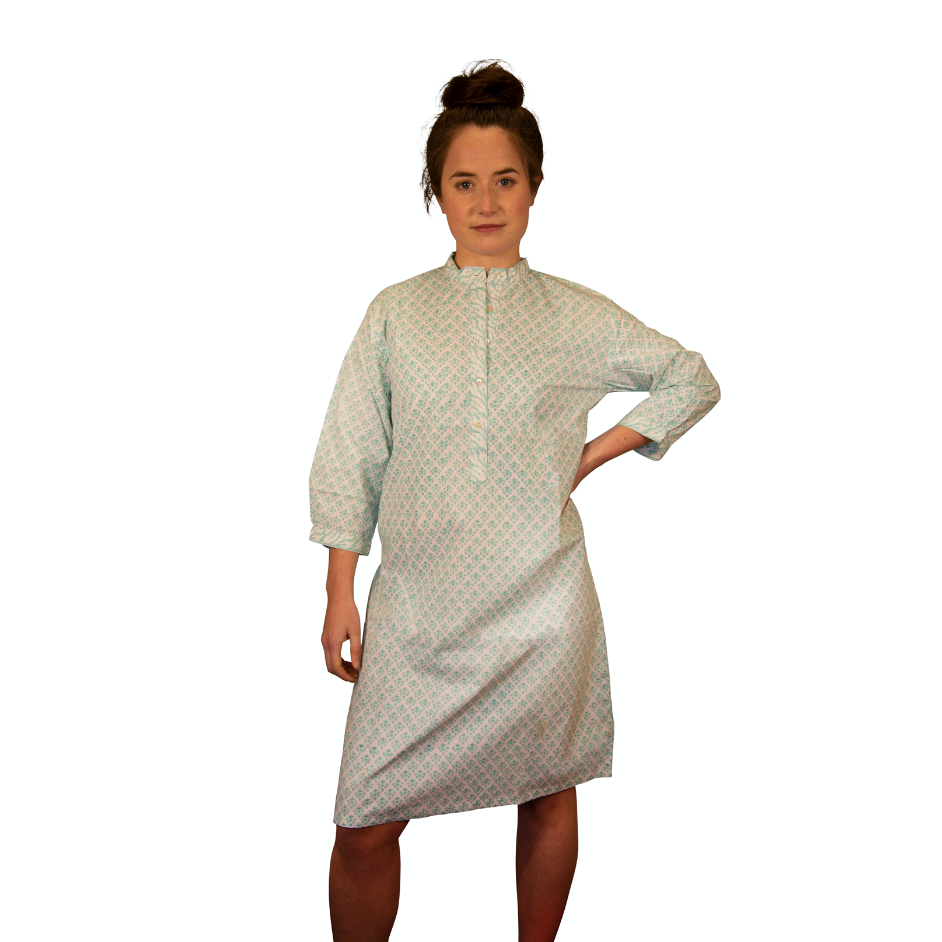 Collared Dress Reverse Fern at Pigott's Store