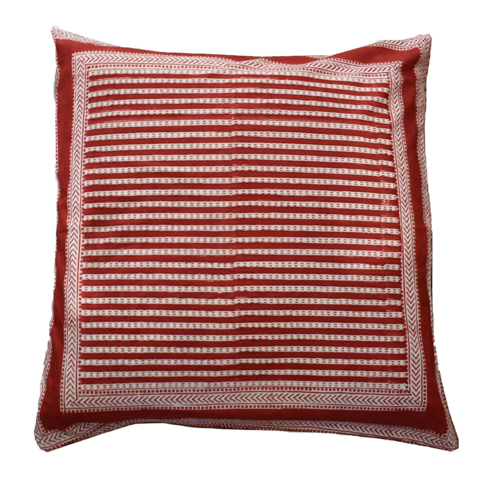Stripe Stripe Border Cushion Cover at Pigott's Store