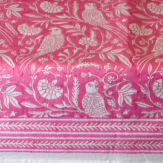 Fine Indian Hand Block Printed Cotton Table Cloth at Pigott's Store