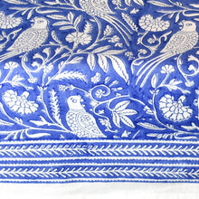 Load image into Gallery viewer, Fine Indian Hand Block Printed Cotton Table Cloth at Pigott&#39;s Store