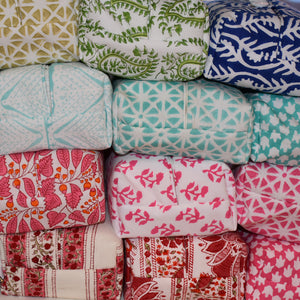 Fabric Tissue Box Cover Gita Paisley at Pigott's Store