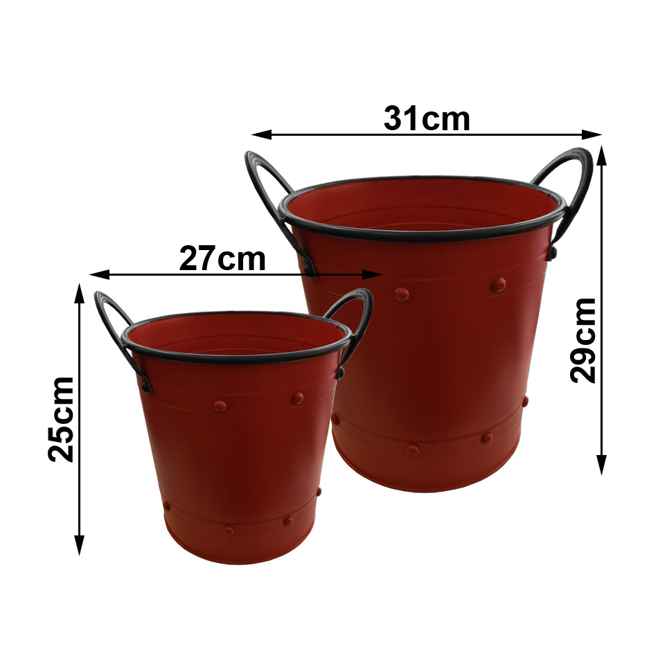 Tubs French Tall Red Basket at Pigott's Store