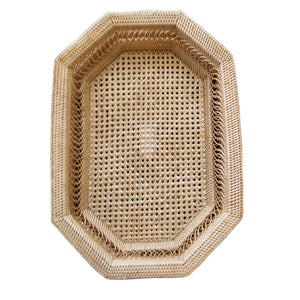 Rectangle Spiral Weave Tray at Pigott's Store