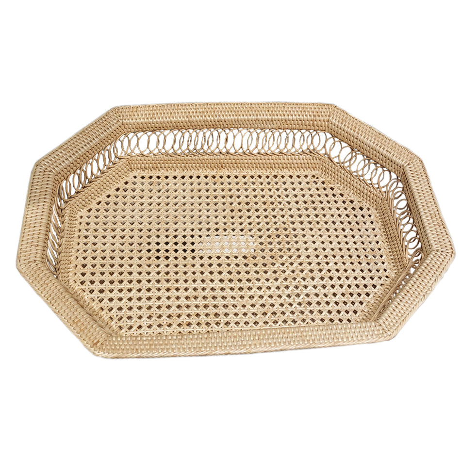 Rectangle Spiral Weave Tray at Pigott's Store